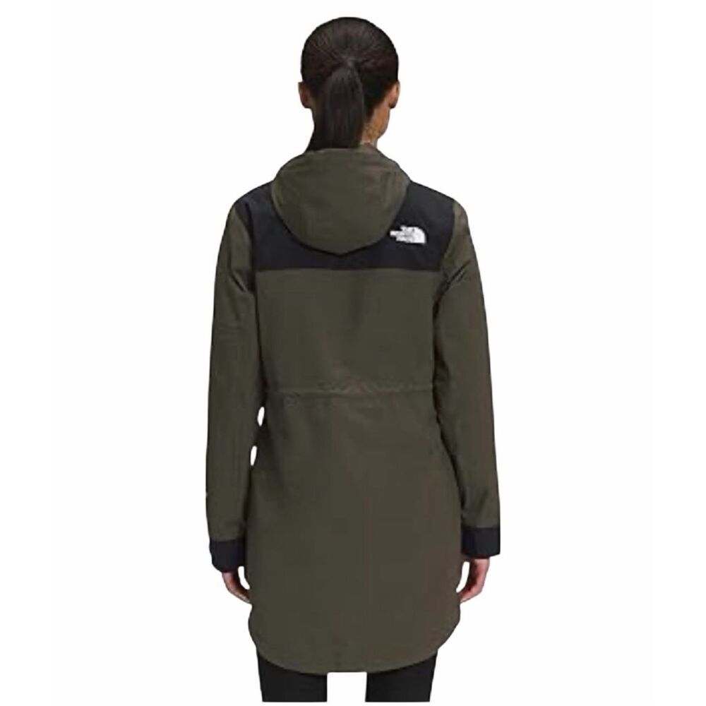 The North Face Women's Metroview Trench Taupe Green/TNF Black Medium - Picture 4 of 10